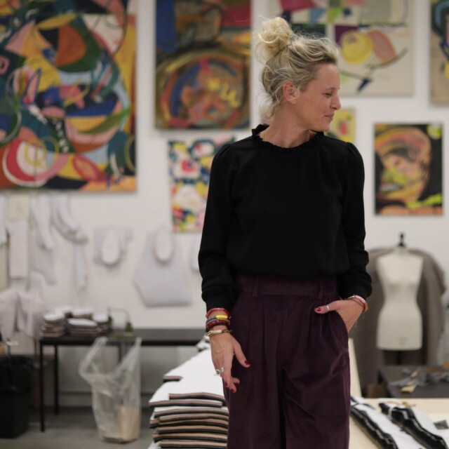 Quintessence - Blouse  Fantine - Viscose/lin noir