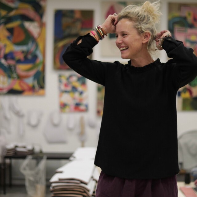 Quintessence - Blouse  Fantine - Viscose/lin noir