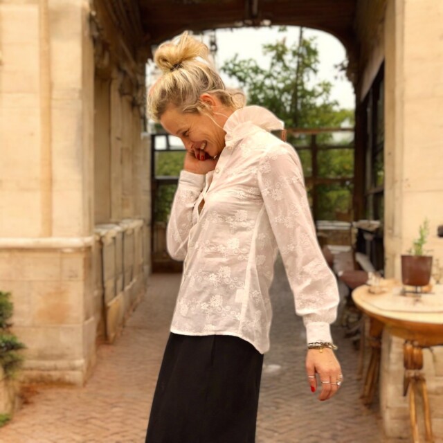 Quintessence - Blouse Marthe - broderie farandole
