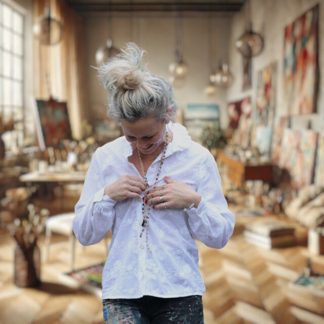 Quintessence - Blouse Marthe - broderie farandole