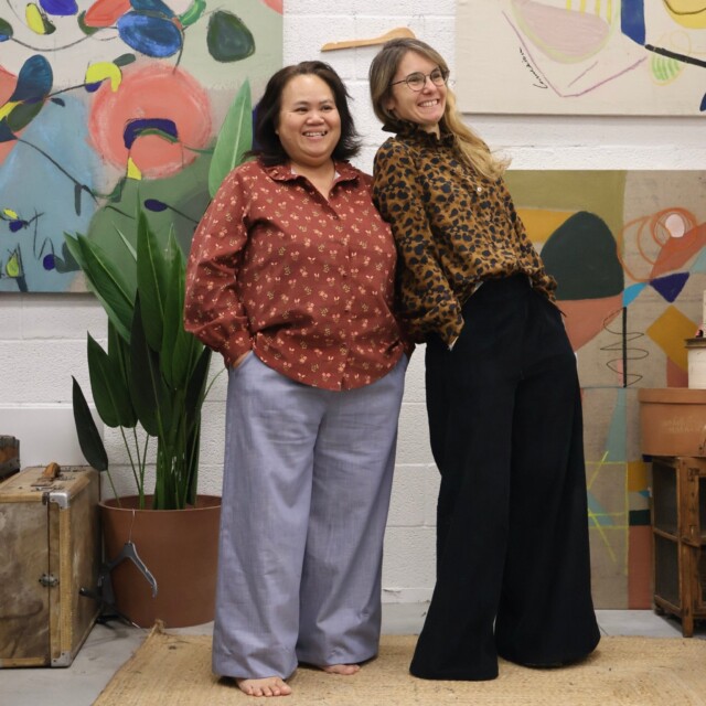 Quintessence - Blouse Marthe -  double gaze de coton léo