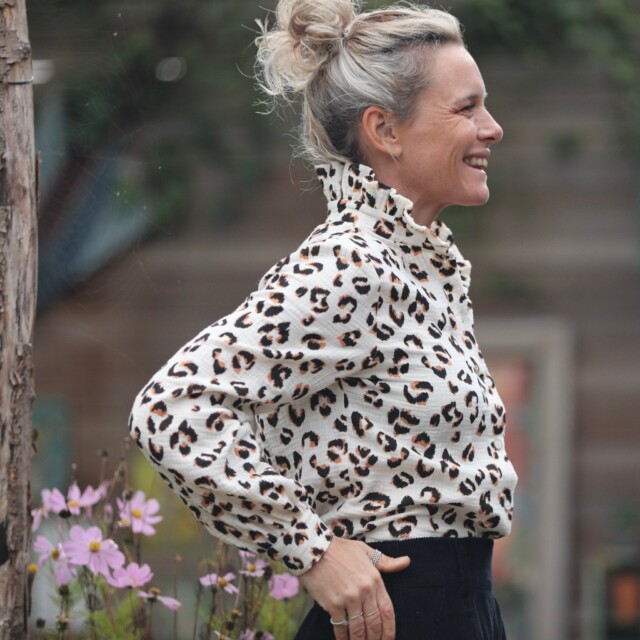 Quintessence - Blouse Marthe -  double gaze de coton léo