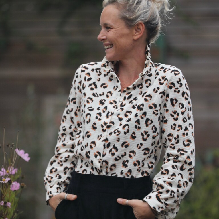 Quintessence - Blouse Marthe -  double gaze de coton léo