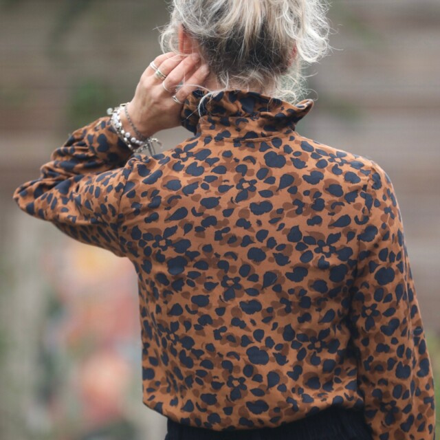 Quintessence - Blouse Marthe-  Graou choco/caramel