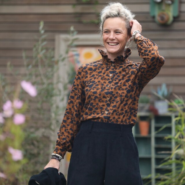 Quintessence - Blouse Marthe-  Graou choco/caramel