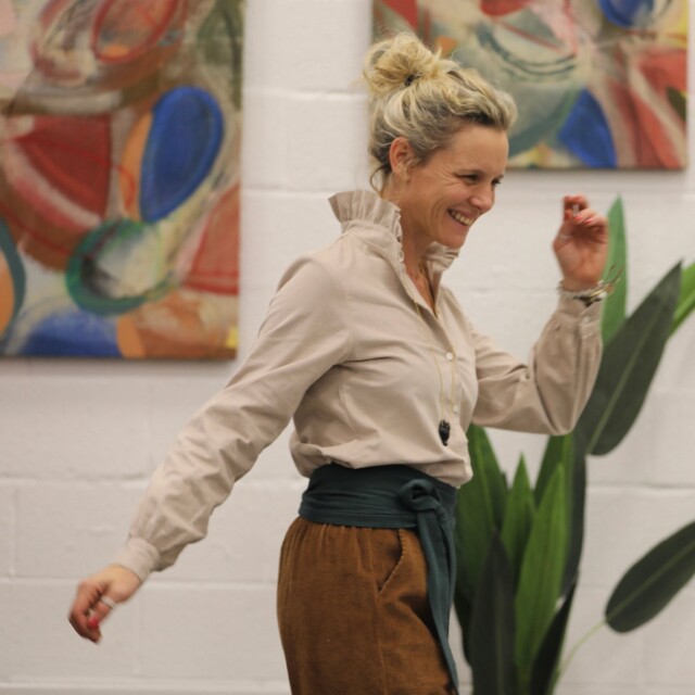 Quintessence - Blouse Marthe -  Velours sable