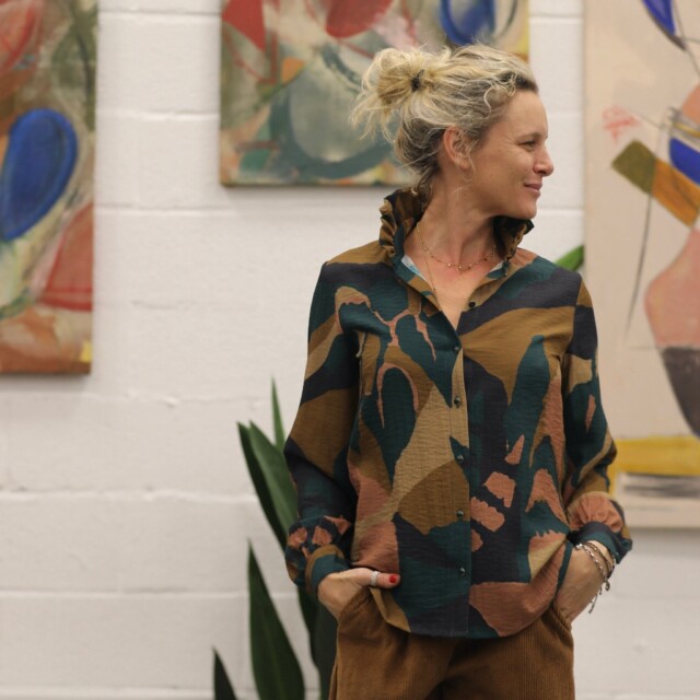 Quintessence - Blouse Marthe -  viscose nature  pastel