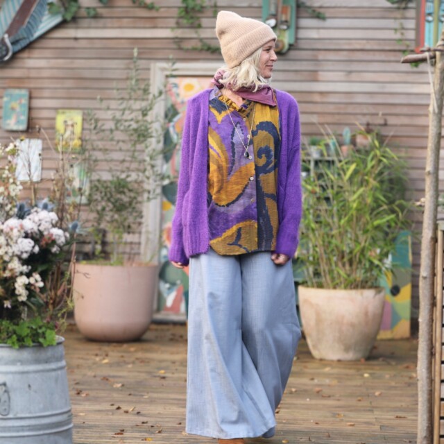 Quintessence - Blouse Miléna - "Folie Végétale"