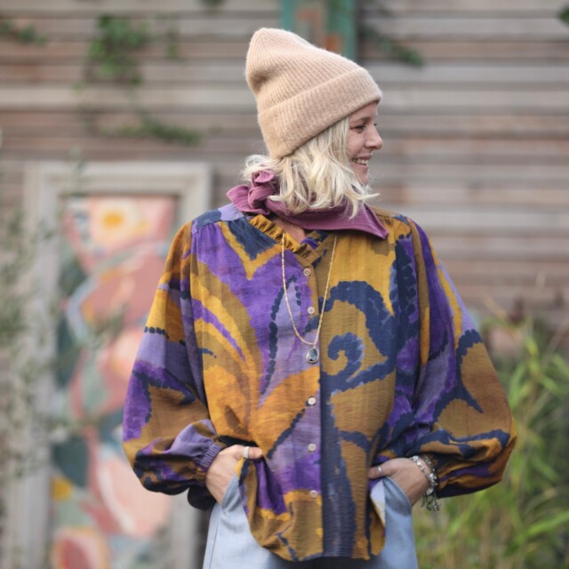 Quintessence - Blouse Miléna - "Folie Végétale"