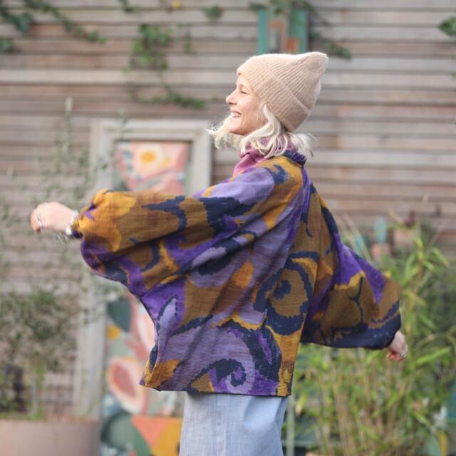 Quintessence - Blouse Miléna - "Folie Végétale"