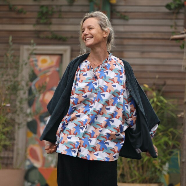 Quintessence - Blouse Miléna - voile de coton Perros-Guirec