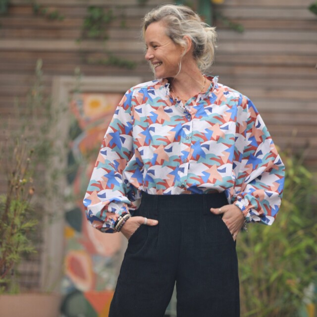 Quintessence - Blouse Miléna - voile de coton Perros-Guirec