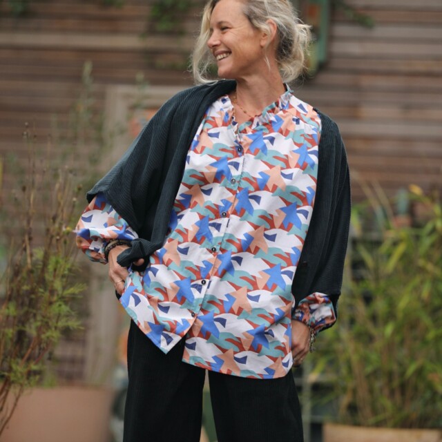 Quintessence - Blouse Miléna - voile de coton Perros-Guirec