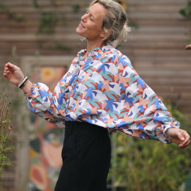 Quintessence - Blouse Miléna - voile de coton Perros-Guirec