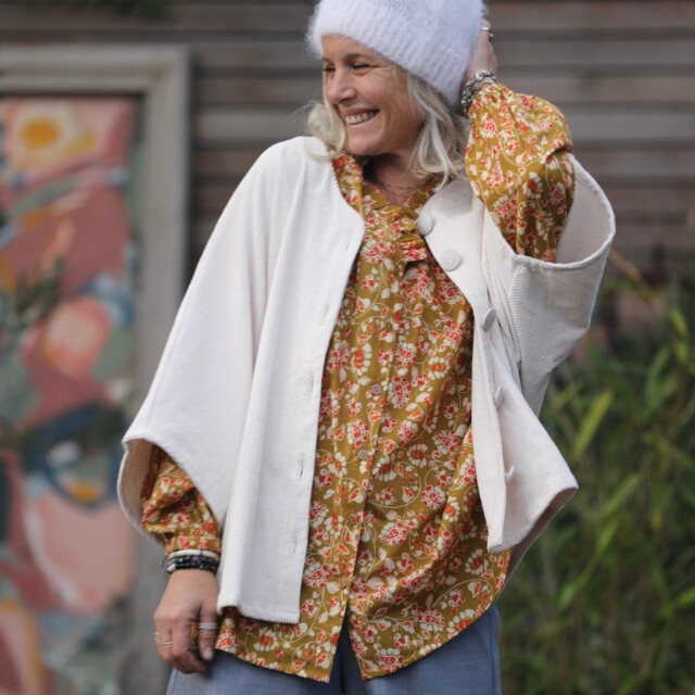 Quintessence - Blouse Miléna -  voile de coton Zéphyr