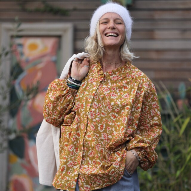 Quintessence - Blouse Miléna –  voile de coton Zéphyr