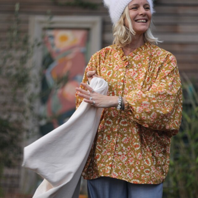 Quintessence - Blouse Miléna -  voile de coton Zéphyr