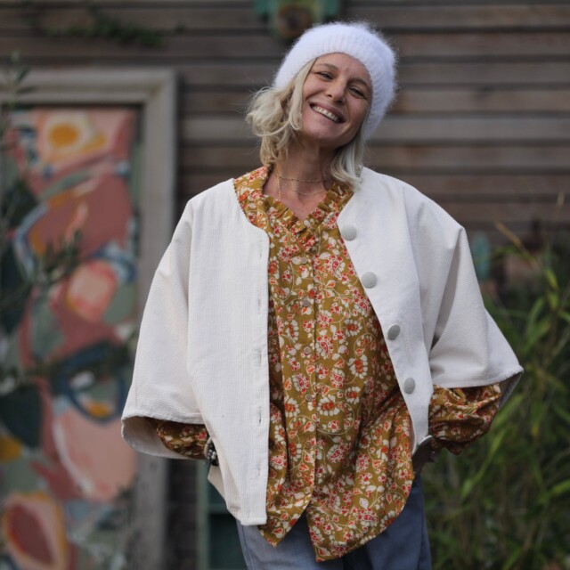 Quintessence - Blouse Miléna -  voile de coton Zéphyr