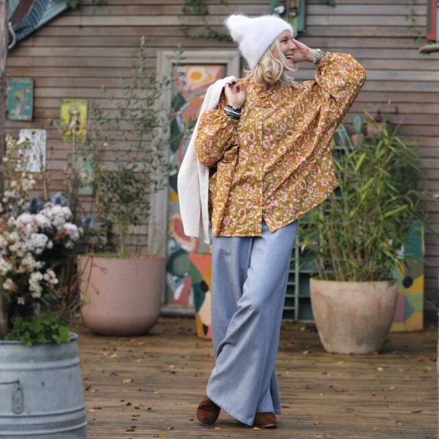 Quintessence - Blouse Miléna -  voile de coton Zéphyr