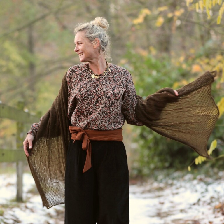 Meta SS25 - Blouse Mina – Kashmir Sépia – XXL