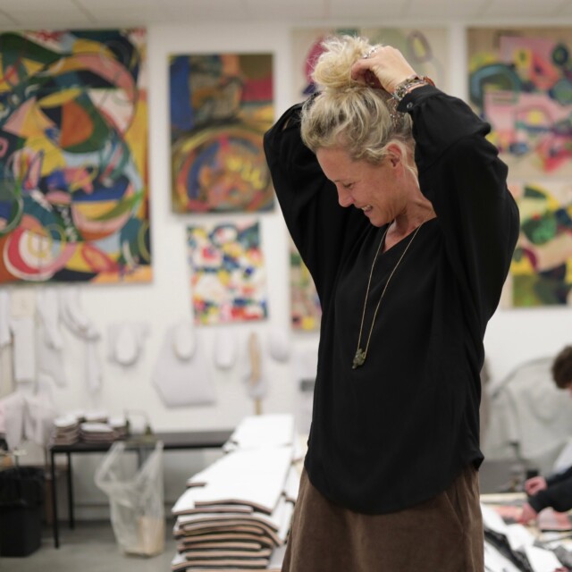 Quintessence - Blouse Mina – Sergé de viscose noir