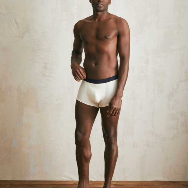 Lemahieu - Boxer court en Coton BIO - Naturel - Blanc - Homme