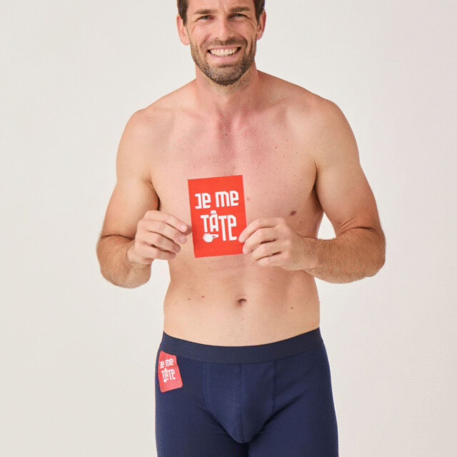 Lemahieu - Boxer en Coton BIO - Je me tâte - Homme