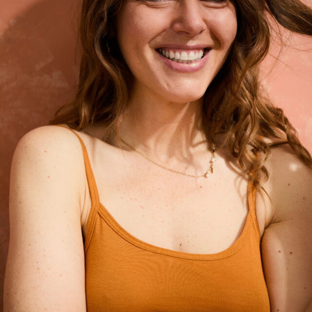 Lemahieu - Brassière coton modal - Mordore - Femme