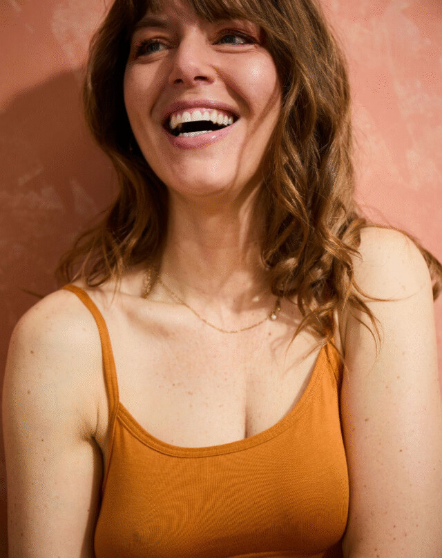 Lemahieu - Brassière coton modal - Mordore - Femme