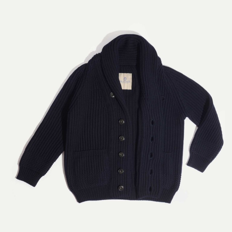 Bleu De Chauffe - Cardigan Doëlan - Bleu Marine
