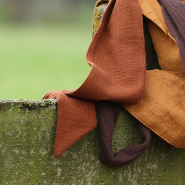 Quintessence - Ceinture Anita -double gaze de coton écureuil