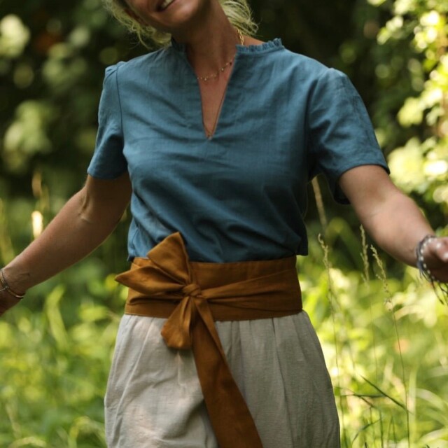 Quintessence - Ceinture Anita Lin ocre