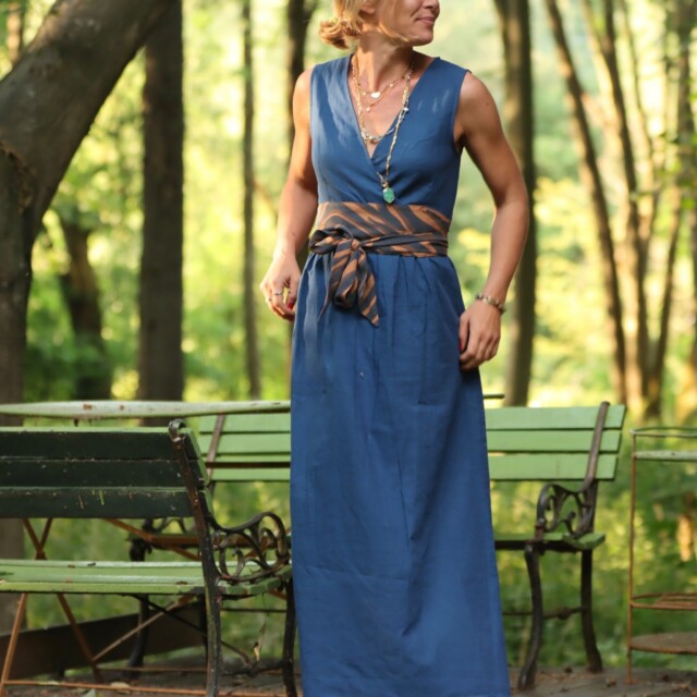 Quintessence - Ceinture Anita viscose léopard