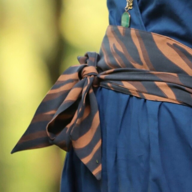 Quintessence - Ceinture Anita viscose léopard