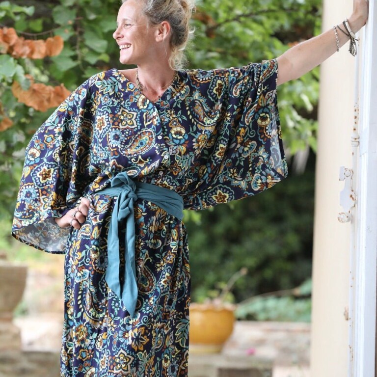 Quintessence - Ceinture Anita - viscose vert d'eau