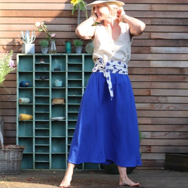 Quintessence - Ceinture Anita - Voile de coton coeur