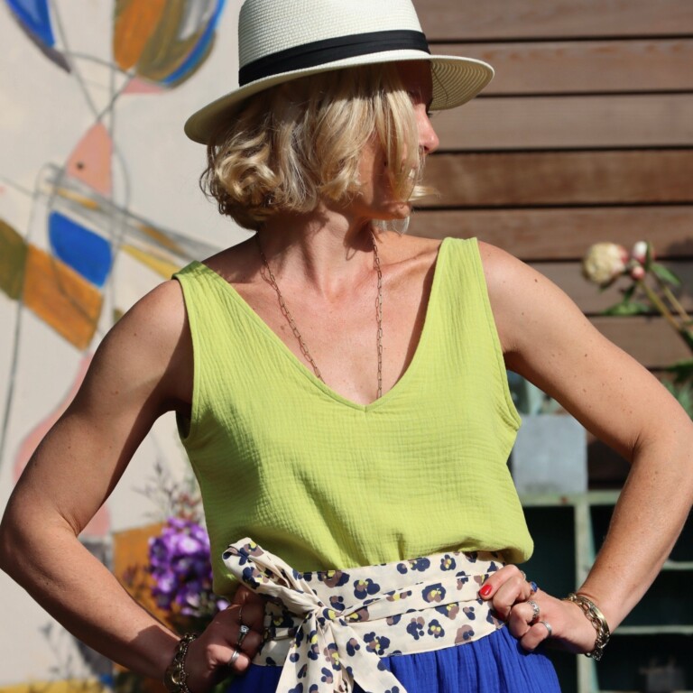 Quintessence - Ceinture Anita  - Voile de coton léo