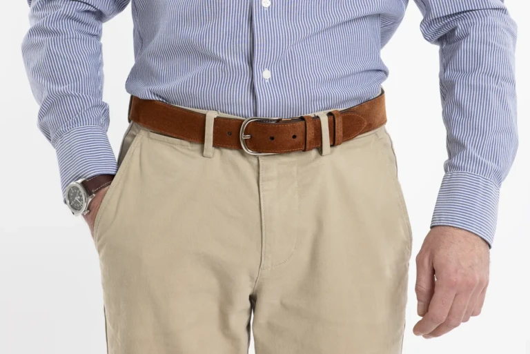 Daguet - Ceinture Armand - Velours marron