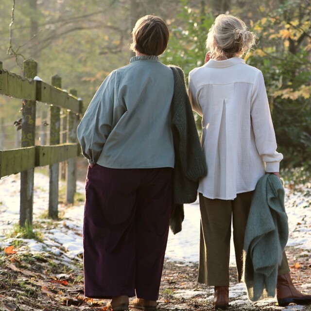 Quintessence - Chemise Caroline - Double gaze de coton ivoire