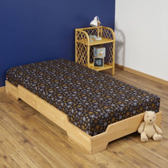 Atelier Morphée - Drap housse Flocons