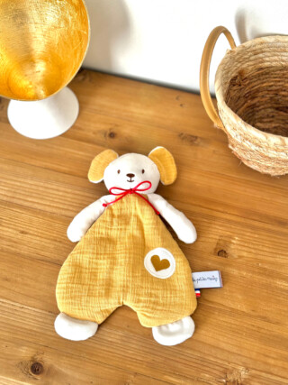 Les Petites Maries - Doudou à bisous – Souris
