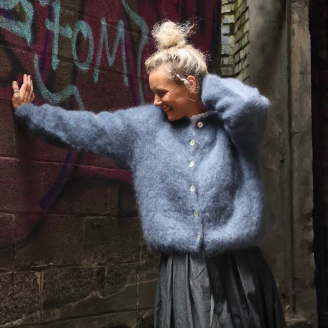 Quintessence - Gilet Appoline bleu jean