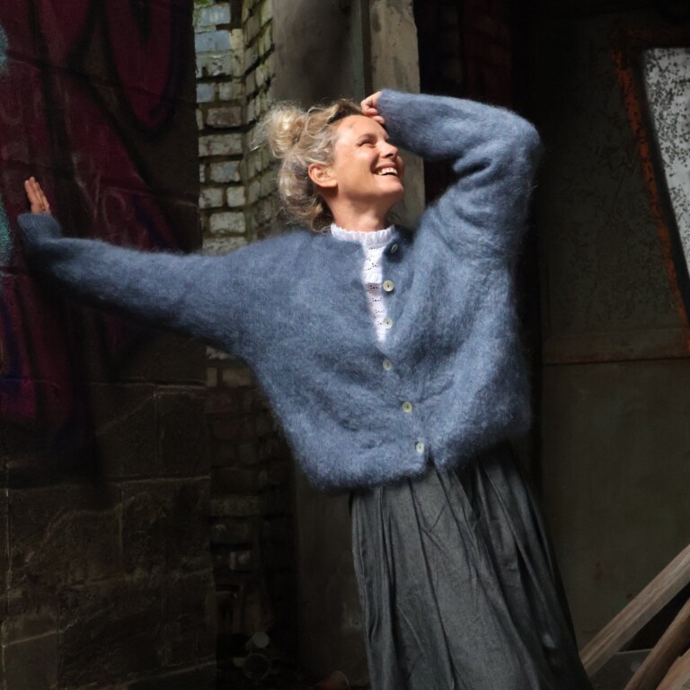 Quintessence - Gilet Appoline bleu jean