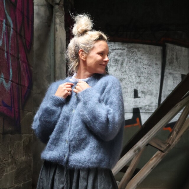 Quintessence - Gilet Appoline bleu jean