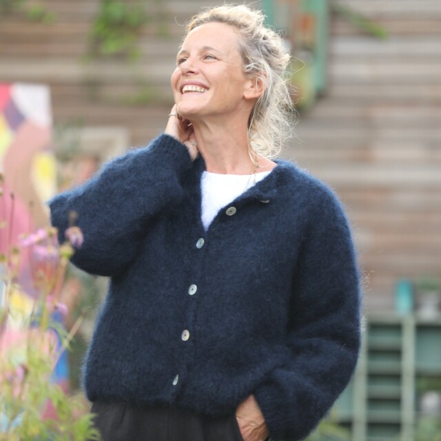 Quintessence - Gilet Appoline bleu marine