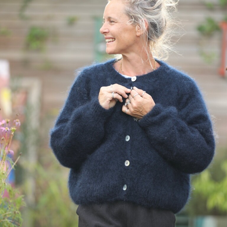 Quintessence - Gilet Appoline bleu marine