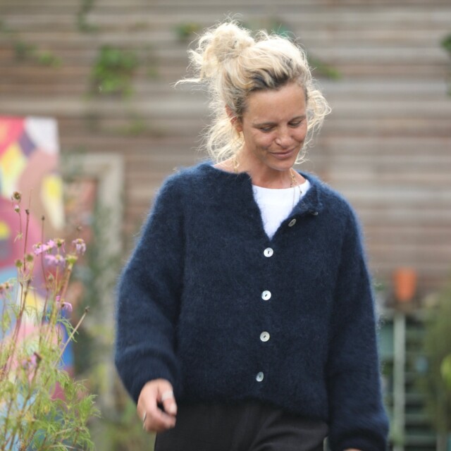 Quintessence - Gilet Appoline bleu marine