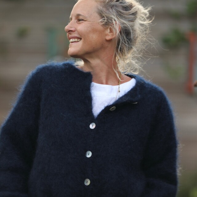 Quintessence - Gilet Appoline bleu marine