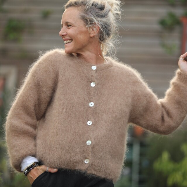 Quintessence - Gilet Appoline camel