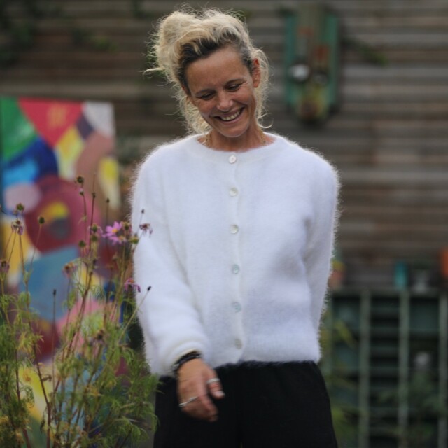 Quintessence - Gilet Appoline ivoire